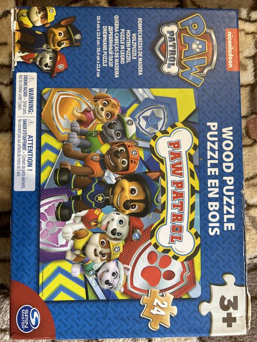 Пазл деревʼяний Щенячий патруль 30*22см  Spain master