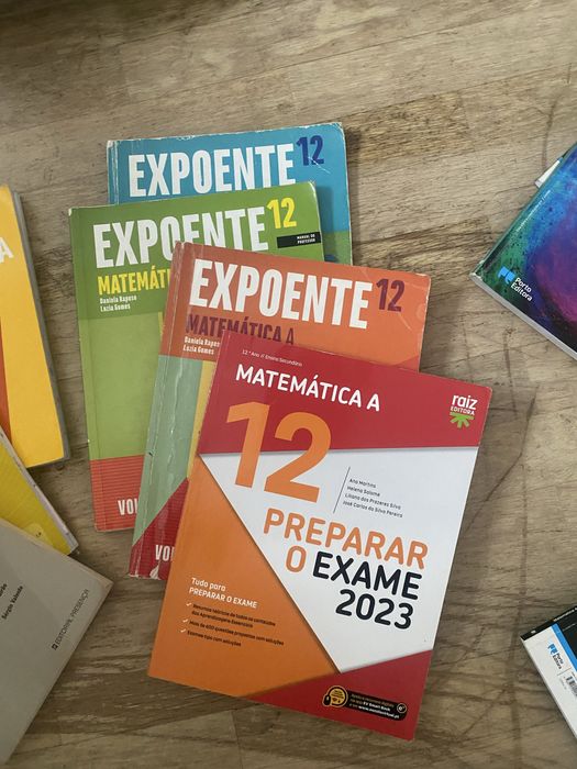 manuais escolares secundario 10° 11 e 12.º ano matematica A