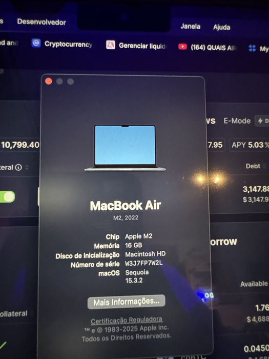 Macbook Air M2 2024
