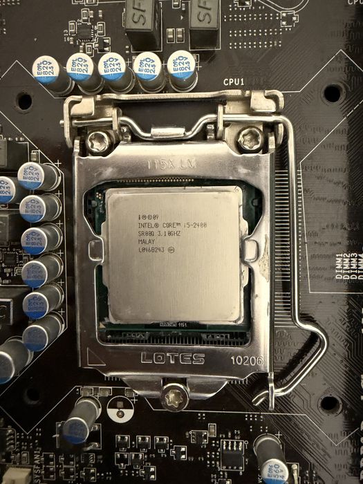 Материнська плата MSI P67S-C43 DDR3 12gb + i5 2400 3.10GHz