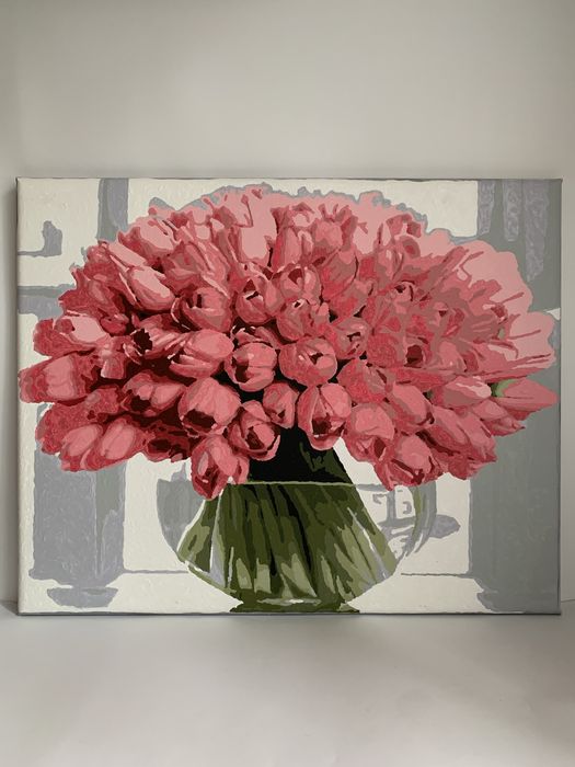 Картина Квіти/ Тигр