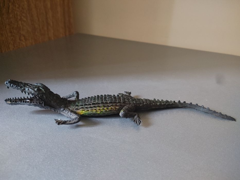 Вiнтажний гумовий крокодил 1970-тi