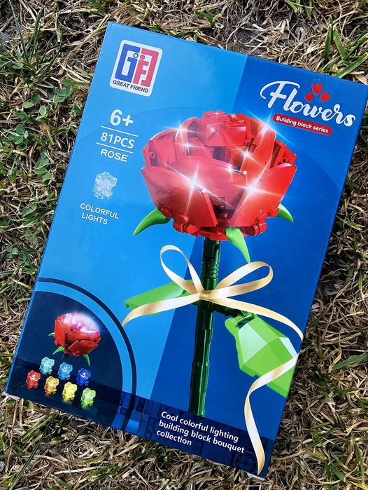 Róża ekstra klocki dla dzieci 81 el nowe HIT