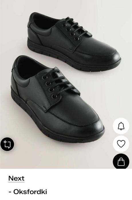 Buty eleganckie, Oksfordki NEXT 37