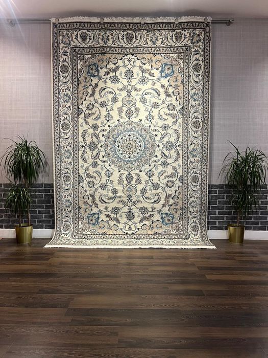 Tapete Persa Nain 12 La com seda 295x196cm - Novo