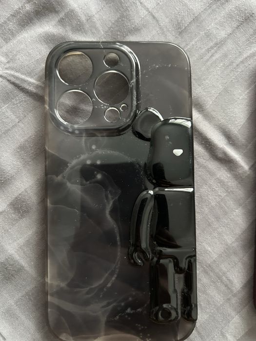 Чохли Puffer дуті на iPhone 15 Про  / Y2K Bearbrick