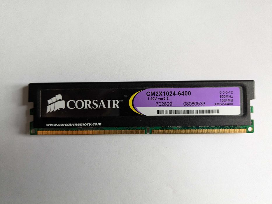 ОЗП 1GB DDR2-800 / 2x 1GB DDR2-667 / 2x 512MB DDR2-533