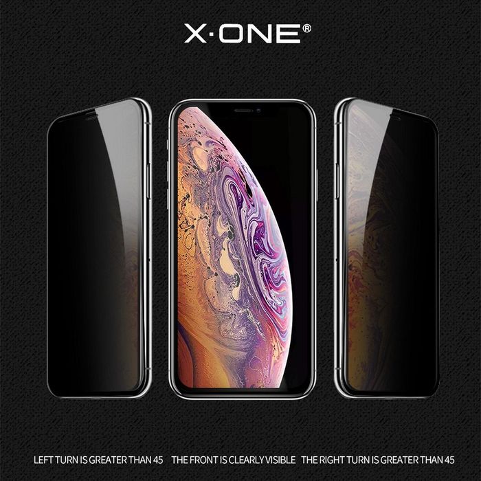 Szkło hartowane do iPhone 11 PRO X-One Full Cover Extra Strong Privacy (full glue) czarne