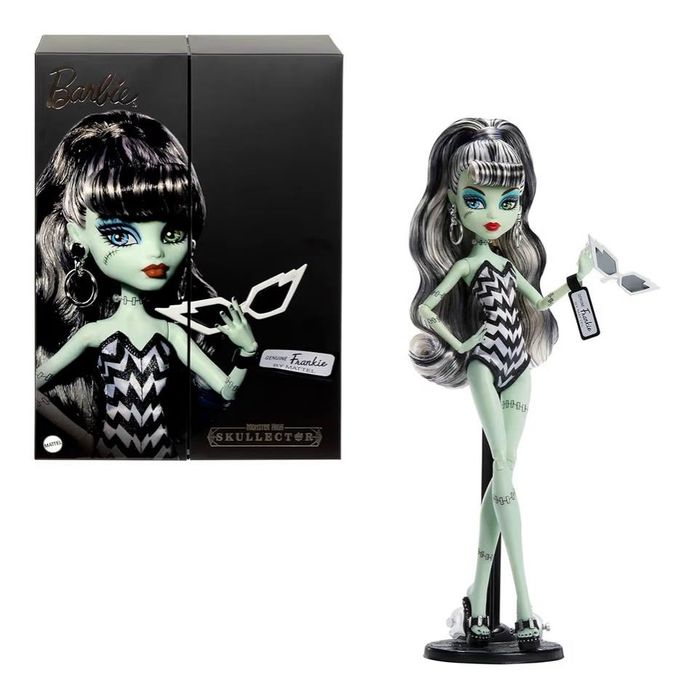 Frankie Barbie Monster High,Клодін,Ельвіра Монстерхай Барбі Skullector