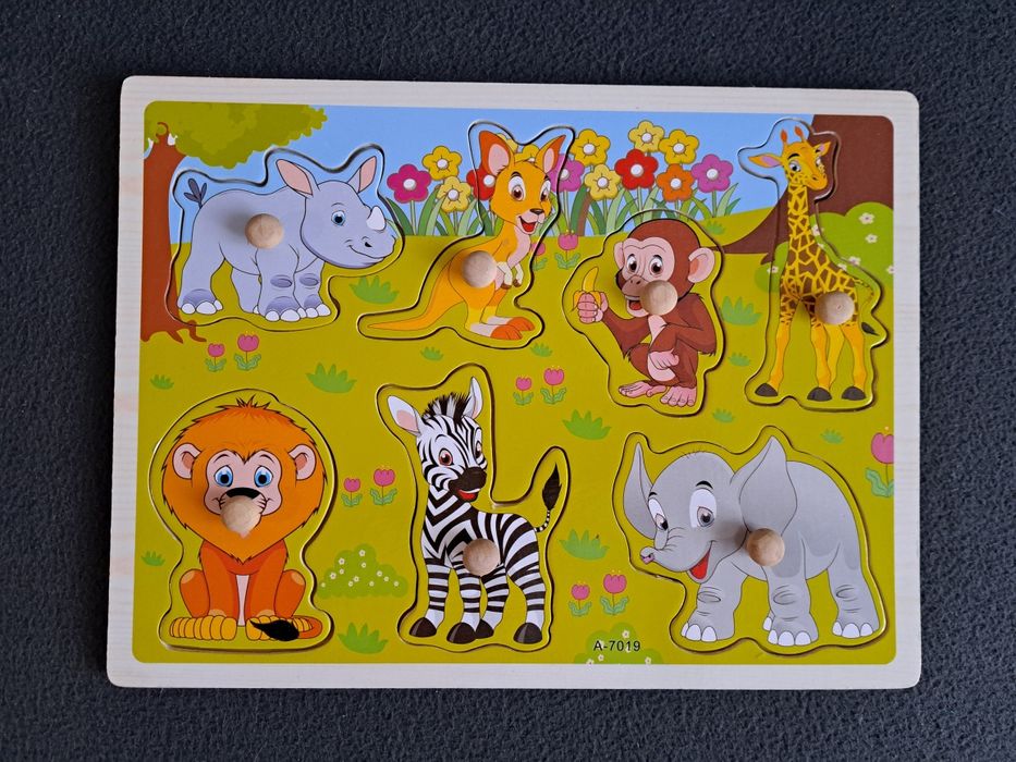 Trzy układanki edukacyjne/logiczne