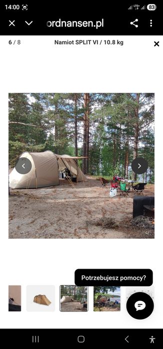 Namiot Fjord Nansen "SPLIT"