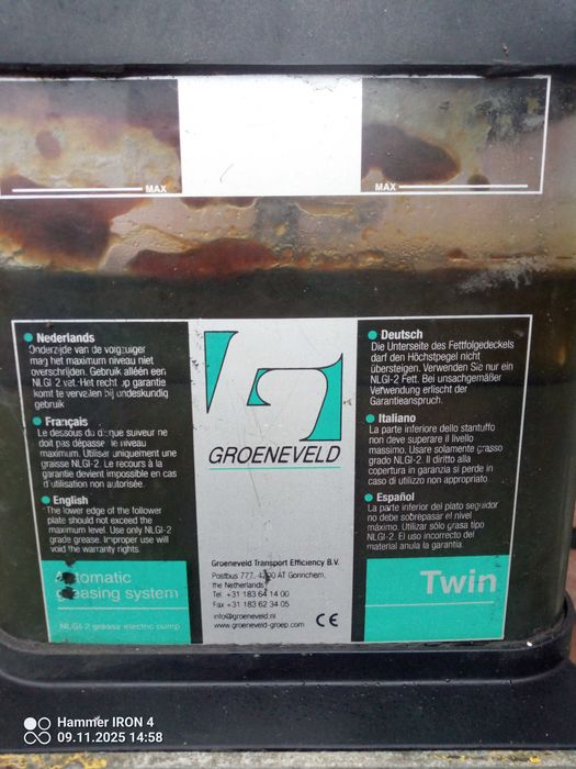 Pompa centralnego smarowania