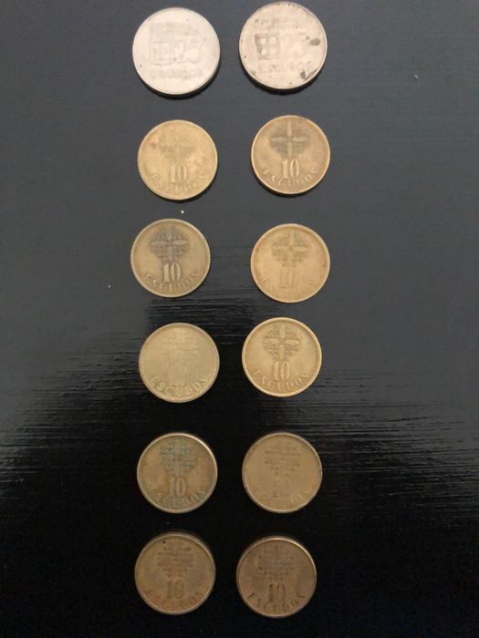 Moedas coleção (escudos)