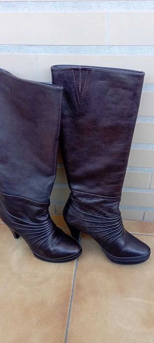 Botas Exē 35, Castanho Escuro