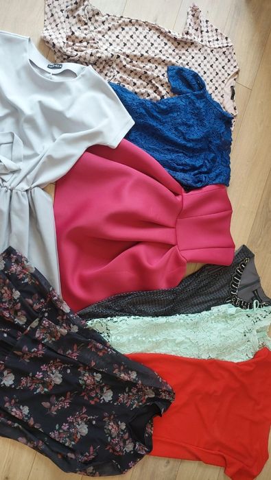 Paczka sukienek rozm. S