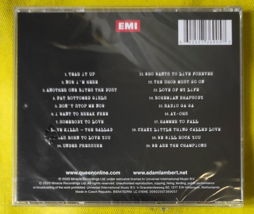 Queen + Adam Lambert - Live Around The World CD