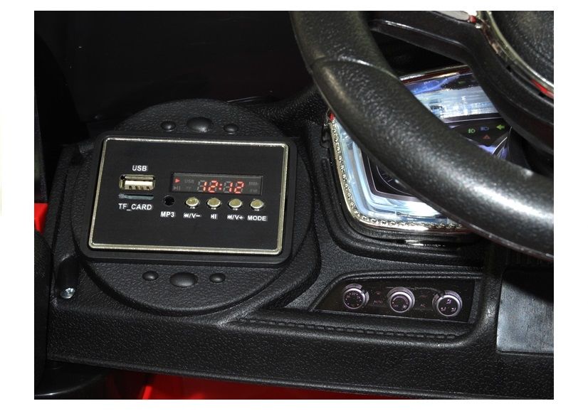 Auto na akumulator terenowy L2 Miękkie koła Pilot CZARNY