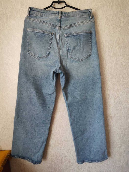 Брендовые  широкие  джинси Only с высокой посадкой