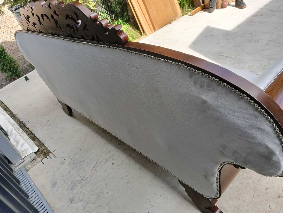 Kanapa sofa Biedermeier antyk po renowacji
