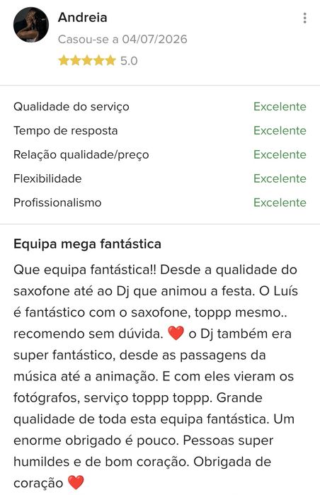 Saxofonista para todo o gênero de Eventos