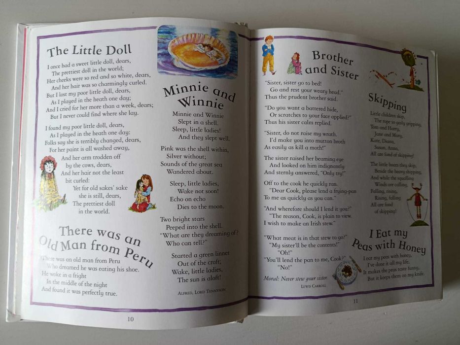 Livro 365 Stories and Rhymes for Girls, ilustrado