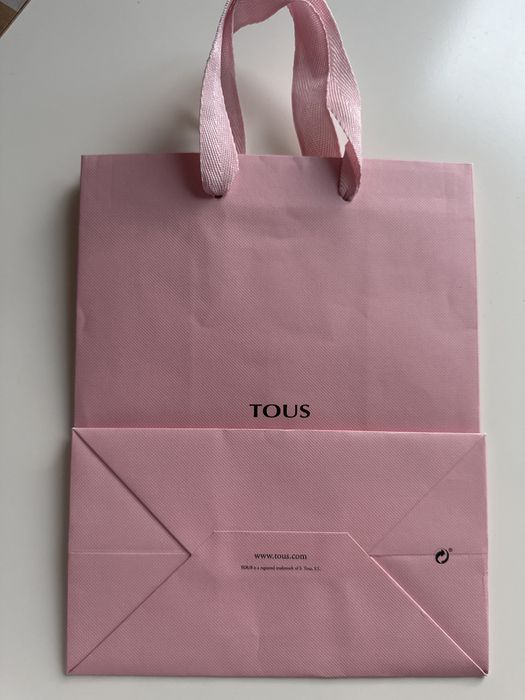 Tous różowa torebka prezentowa papierowa 25/20 nowa