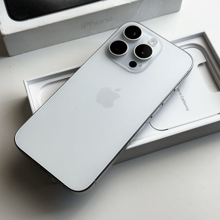 IPhone 15 Pro 128gb Biały - W PEŁNI SPRAWNY - BATERIA 84%