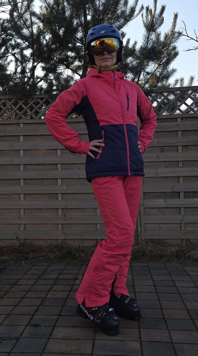 Kurtka spodnie zestaw narciarski