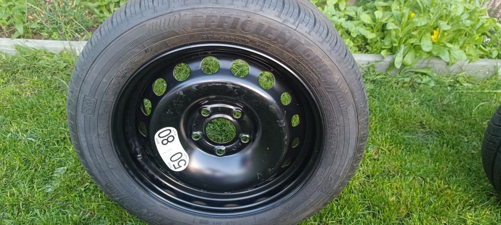Koło zapasowe Megane 4  , 16" , 5x 114.3 otwór 66,1 oryginał Renault, oraz koło do Megane 2, R15 , 4x100, 60,1 opona 195/65 R15