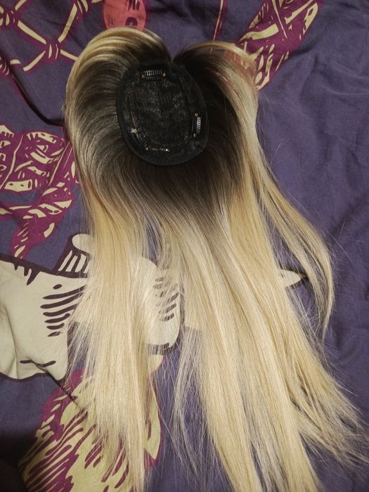 Tupet blond ombre