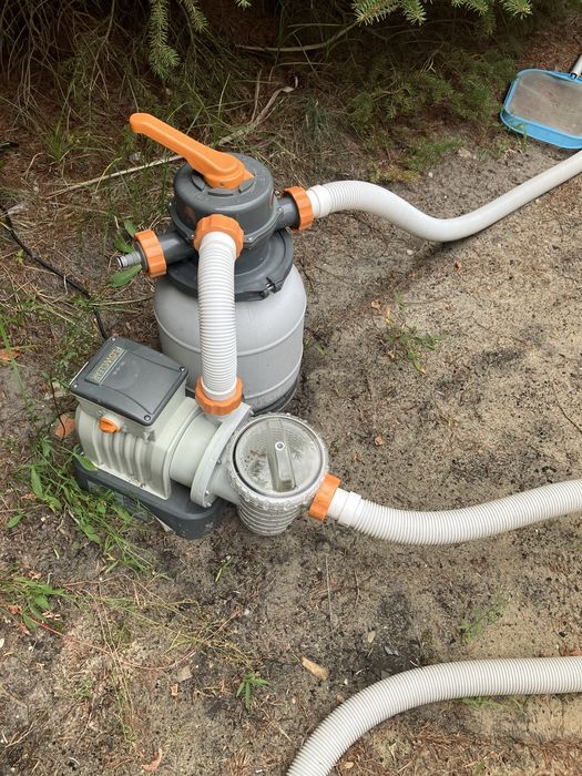 Basen ogrodowy stelażowy INTEX 457x122 plus pompa piaskowa