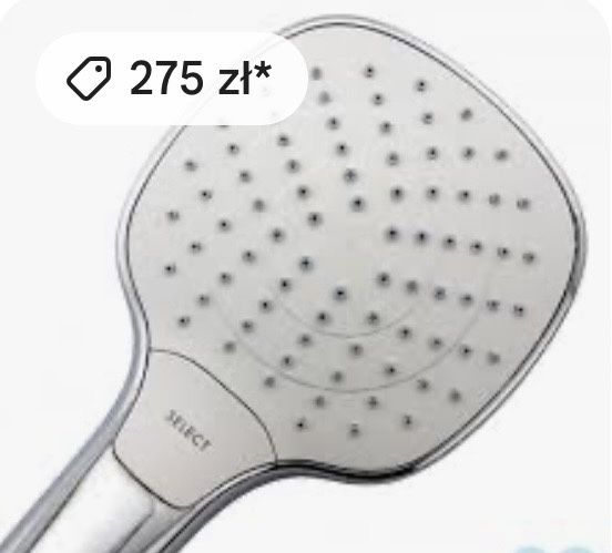 Sluchwka prysznicowa Select