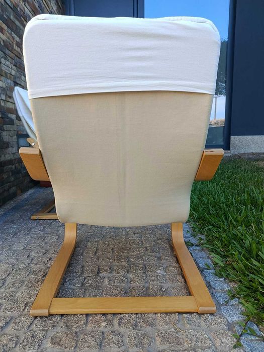 2 cadeiras/poltronas IKEA POÄNG para criança (com almofadas)