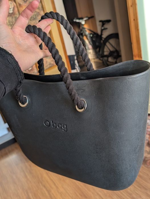 Сумка O bag оригінал | графітова (темно-сіра) | хороший стан