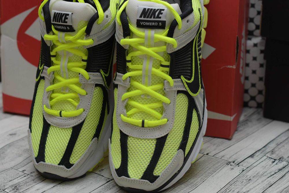 Оригінал! Чоловічі кросівки кроссовки Nike Vomero 5 Life Lime Grey/Green FB9149-701