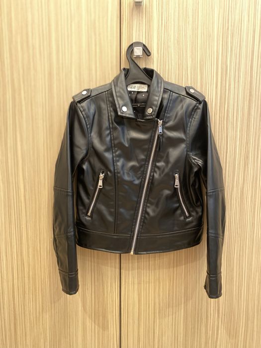 Шкіряна куртка, косуха, шкірянка H&M, p. 134