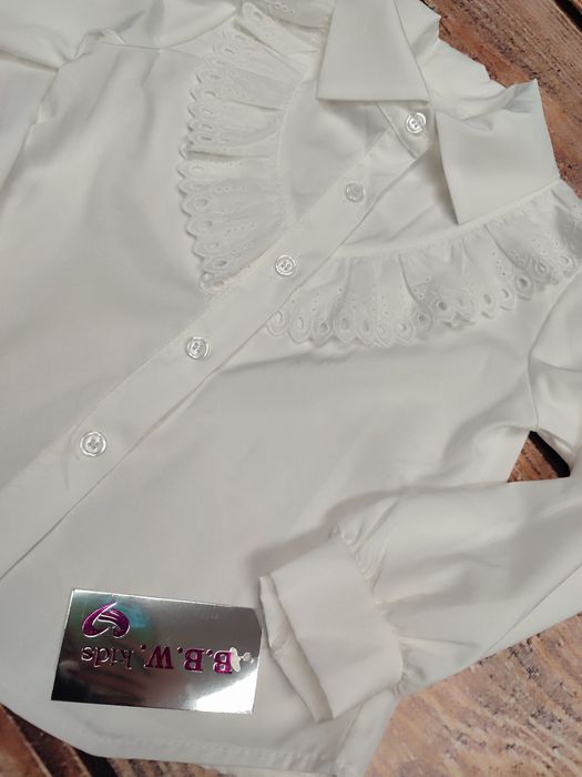 Koszula biała dla dziewczynki