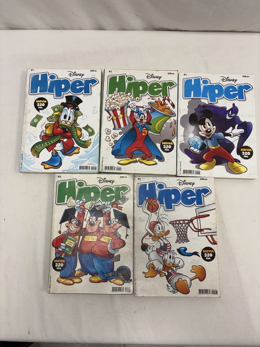 5 Livros Hiper Disney