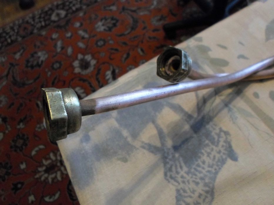 Трубки мідні Ø10, 1 метр для подачі холоної гарячої води, ціна за 2 шт