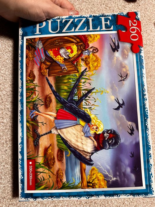 Пазлы 260 деталей Дюймовочка