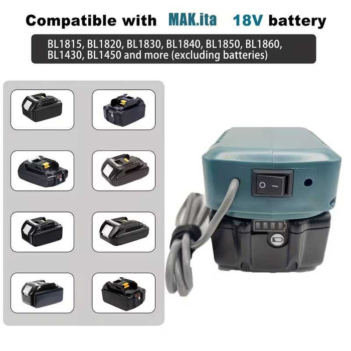 Адаптер питания Starlink Mini DC 2.1 (1 м) под аккумулятор Makita 18В