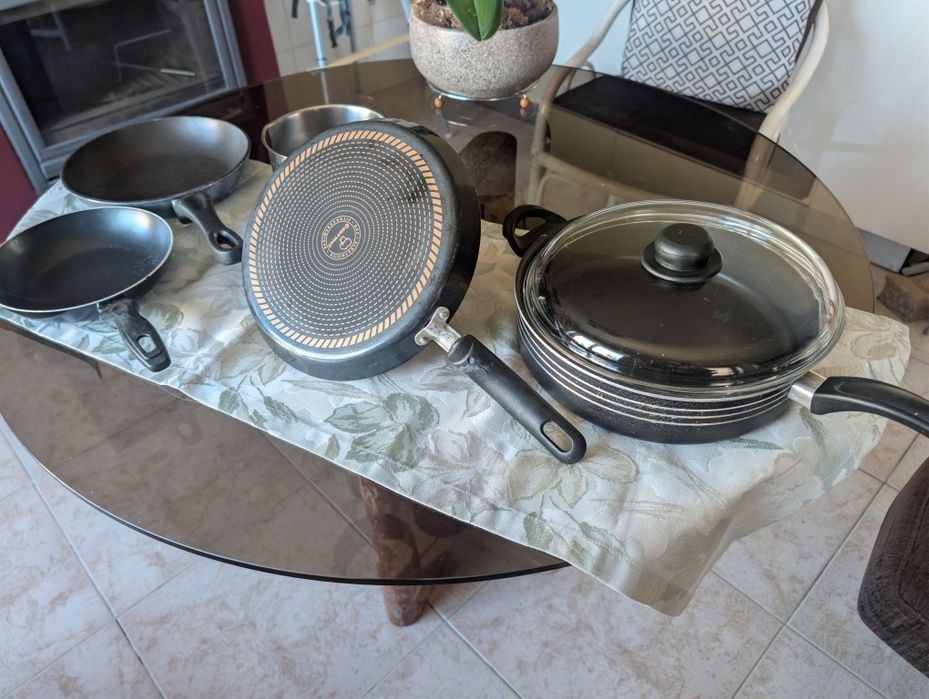 Tacho, fervedor e certãs em inox e para panquecas
