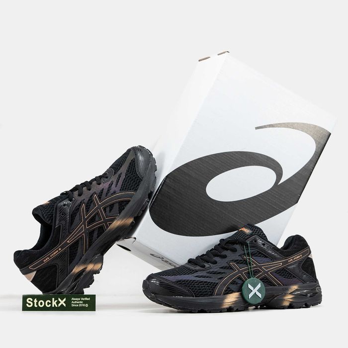 Кросівки Asics Gel-Flux 4 Black/Gold premium