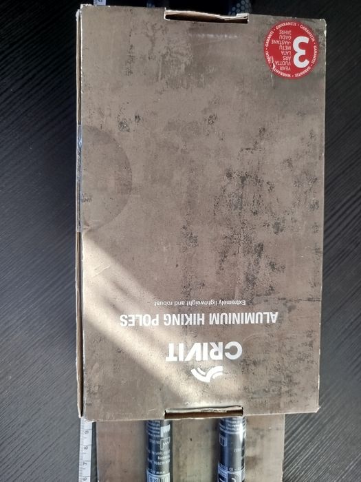 A868 Kijki trekkingowe aluminiowe czarne