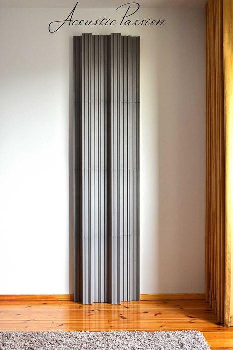 Dyfuzor akustyczny QRD Schroedera ustroje panele rozpraszacze studio