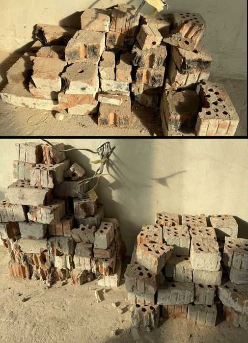 Цегла б/у. Безкоштовно. ( Ціла, половинки, бій цегли)