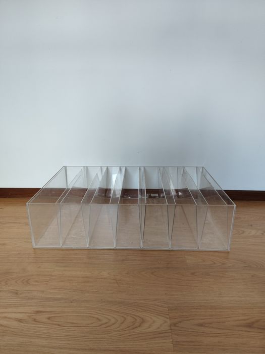 Caixa acrílica para vitrine/expositor