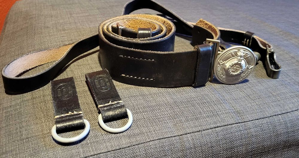 Wojskowy pas oficerski 100cm