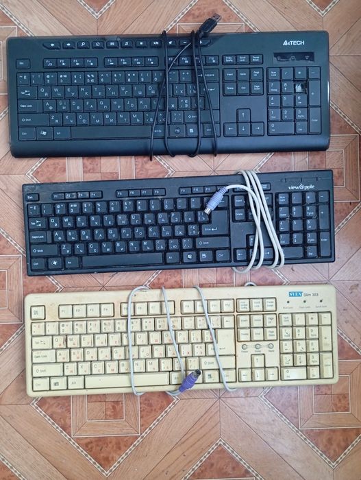 Клавиатуры рабочие по 100грн/шт