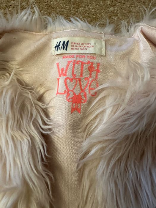 Шубка рожева розмір 152